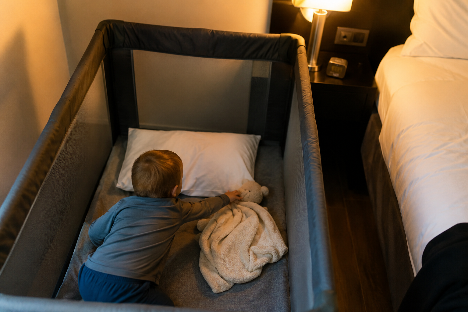Toddler naptime routine while traveling
