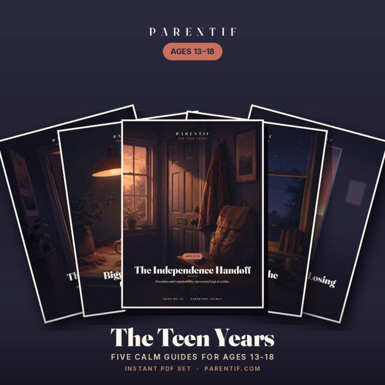 The Teen Years bundle: 5 calm guides for ages 13–18