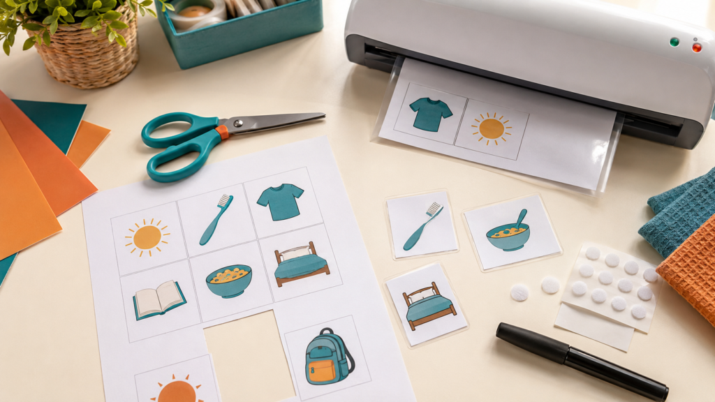 visual schedule for toddlers