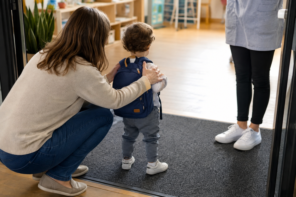 Toddler Crying at Daycare Drop-Off? The Goodbye Routine That Actually Works