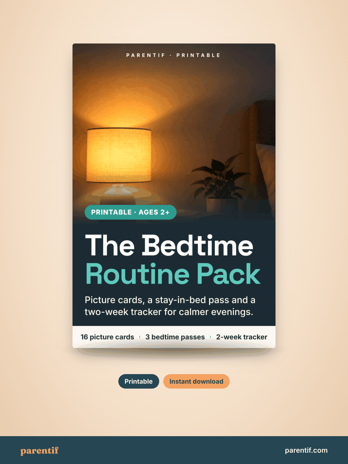 The Bedtime Routine Pack — inside page 1