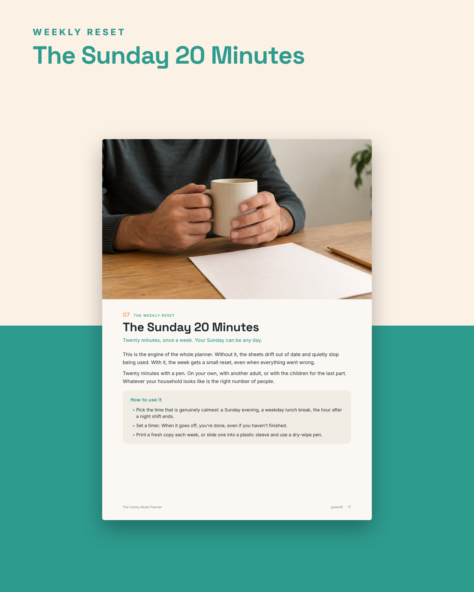 The Family Reset Planner — image 5
