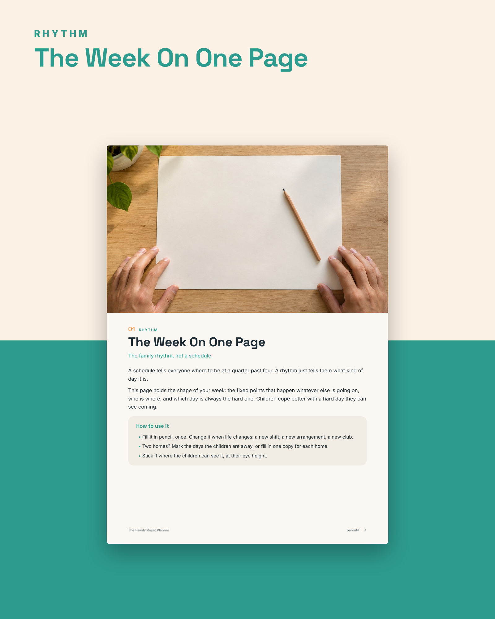 The Family Reset Planner — image 3