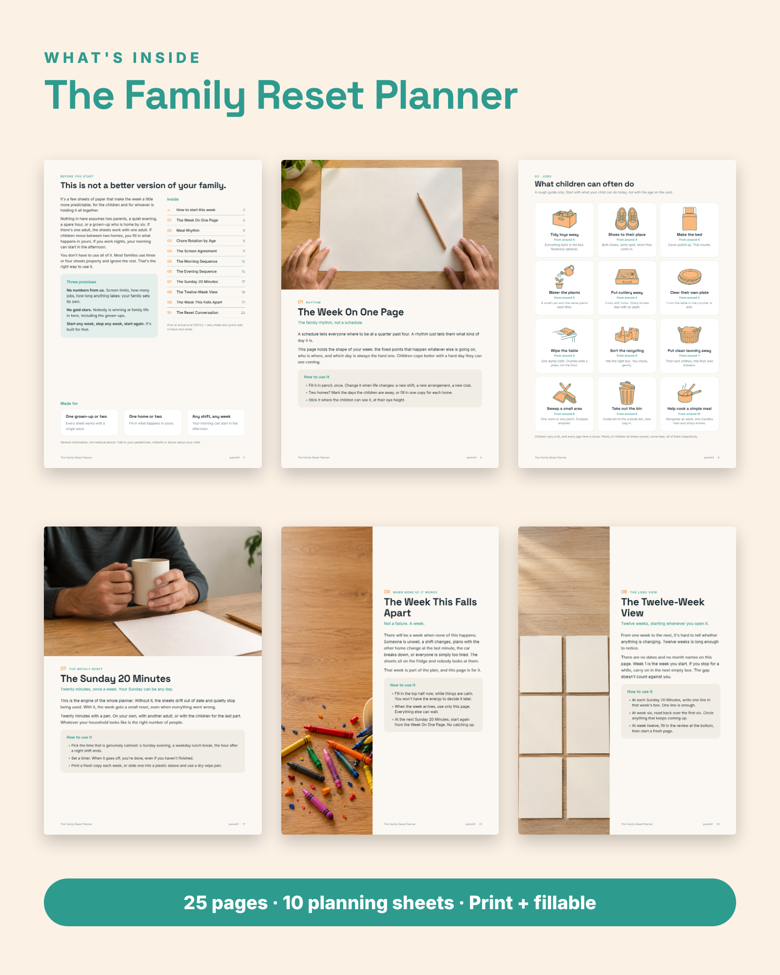 The Family Reset Planner — image 7