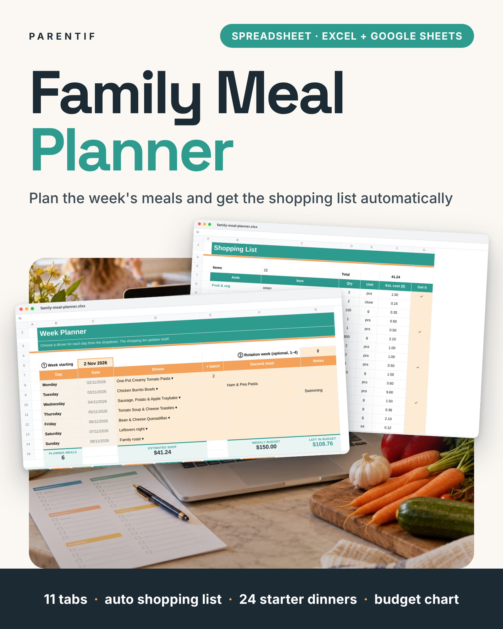 Family Meal Planner — cover