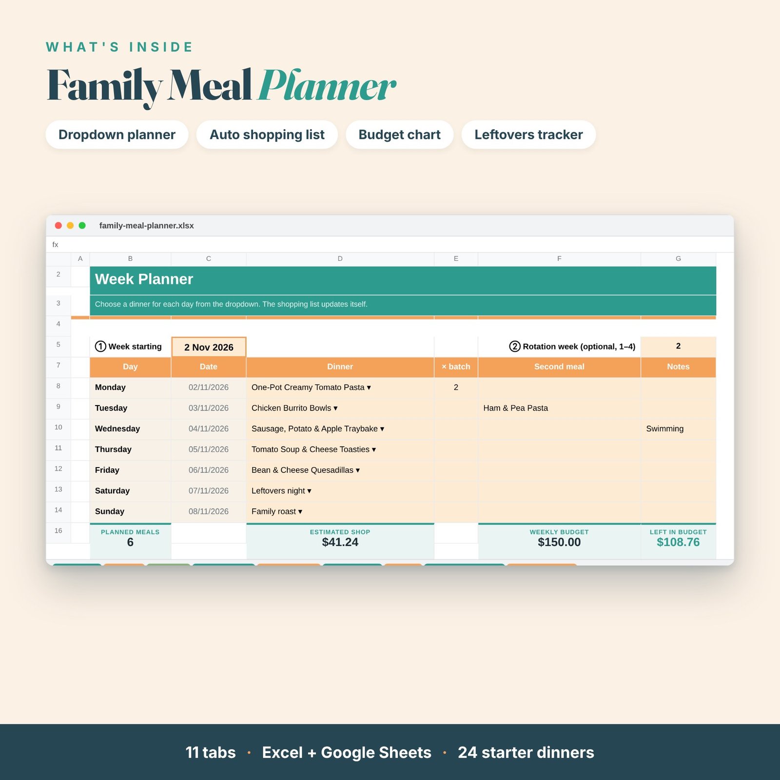 Family Meal Planner — image 2